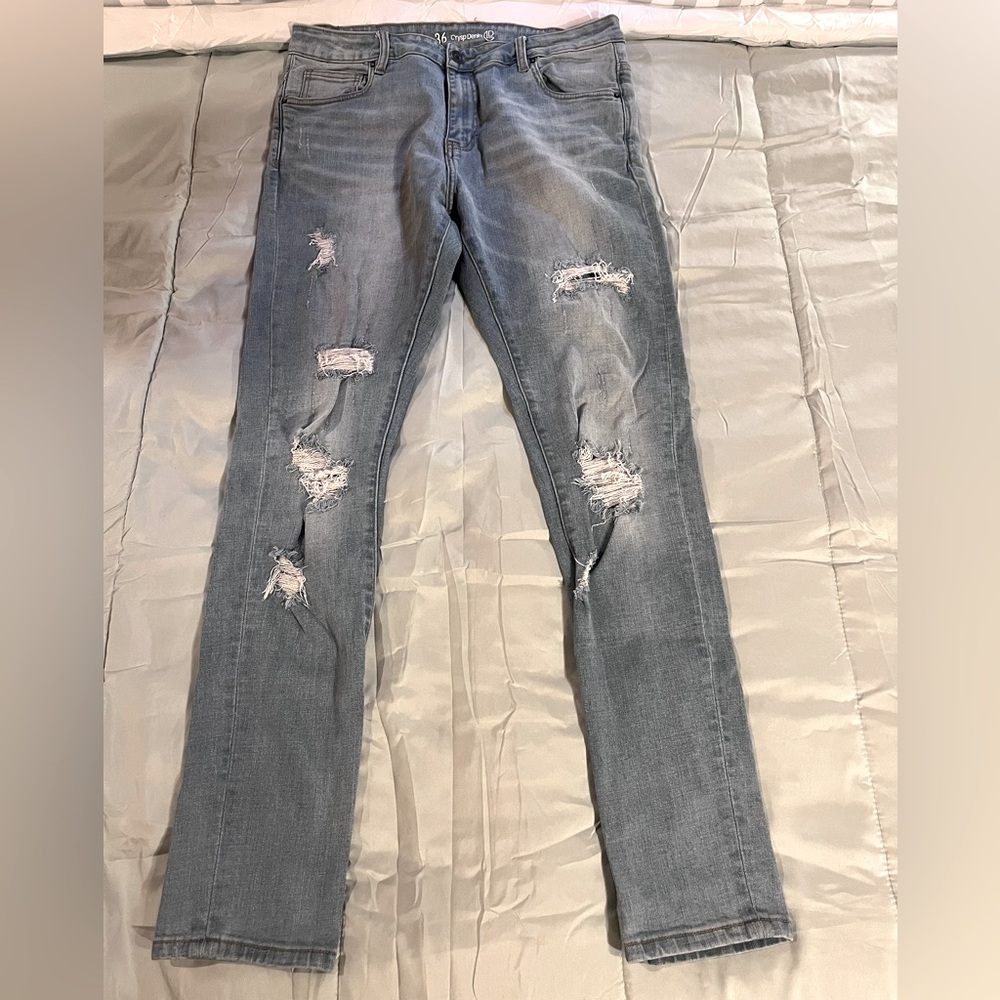 Crysp Denim Distressed jeans 36